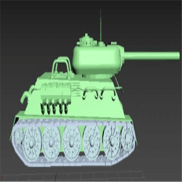 西乡塘充气军用坦克模型